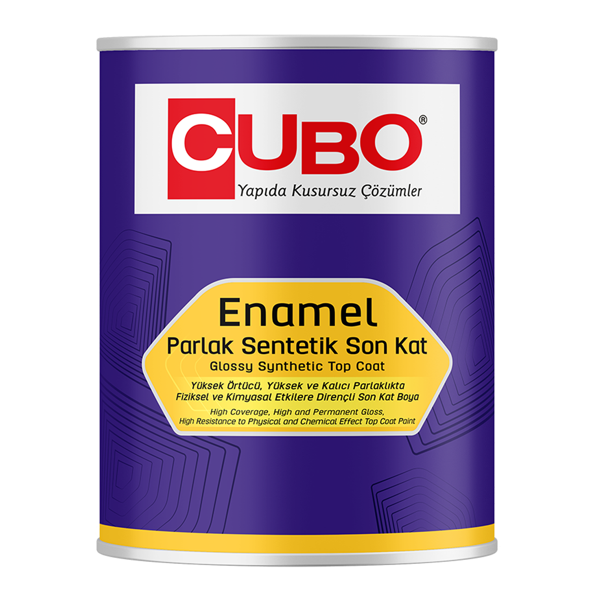 CUBO ENAMEL PARLAK SENTETİK SON KAT ANTRASİT GRİ S7016 2,5 LT